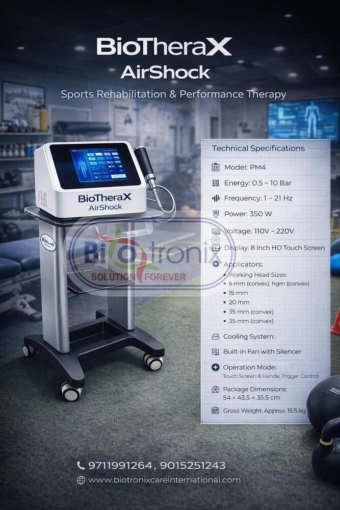 Phymaster Shockwave Physiotherapy Machine for Advanced Rehabilitation Care