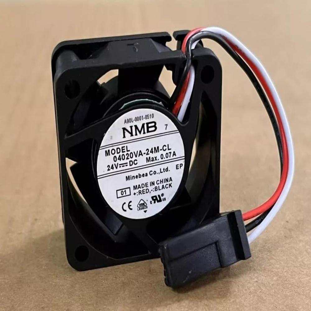 NMB 04020VA-24M-CL Axial Fan 24V-0.07A DC Brushless Air Cooling Fan 1500 RPM 4020mm 3-Wire 