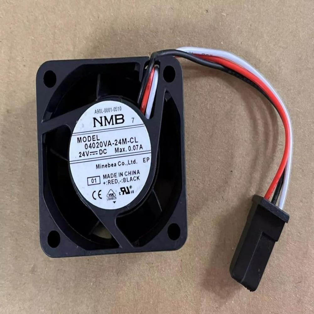 NMB 04020VA-24M-CL Axial Fan 24V-0.07A DC Brushless Air Cooling Fan 1500 RPM 4020mm 3-Wire 