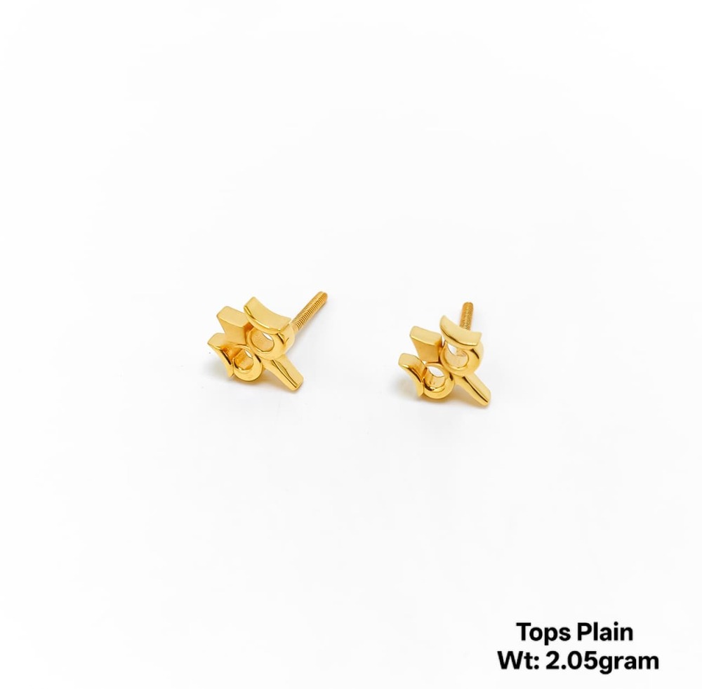 22KT New Design Gold Tops Plain