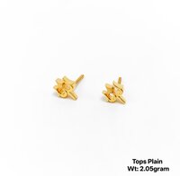 22KT New Design Gold Tops Plain