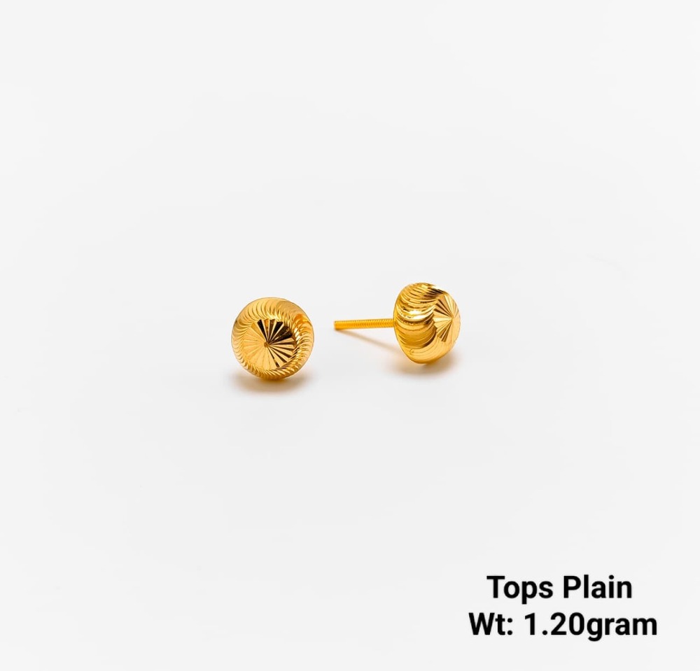 22KT New Design Gold Tops Plain