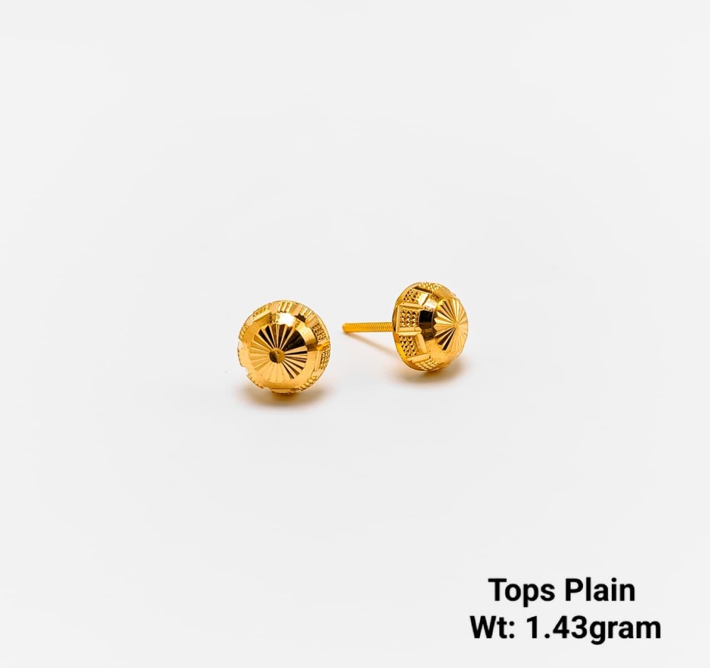22KT New Design Gold Tops Plain