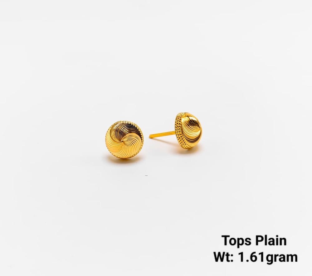 22KT New Design Gold Tops Plain