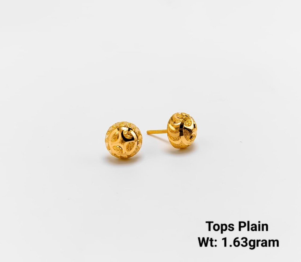 22KT New Design Gold Tops Plain