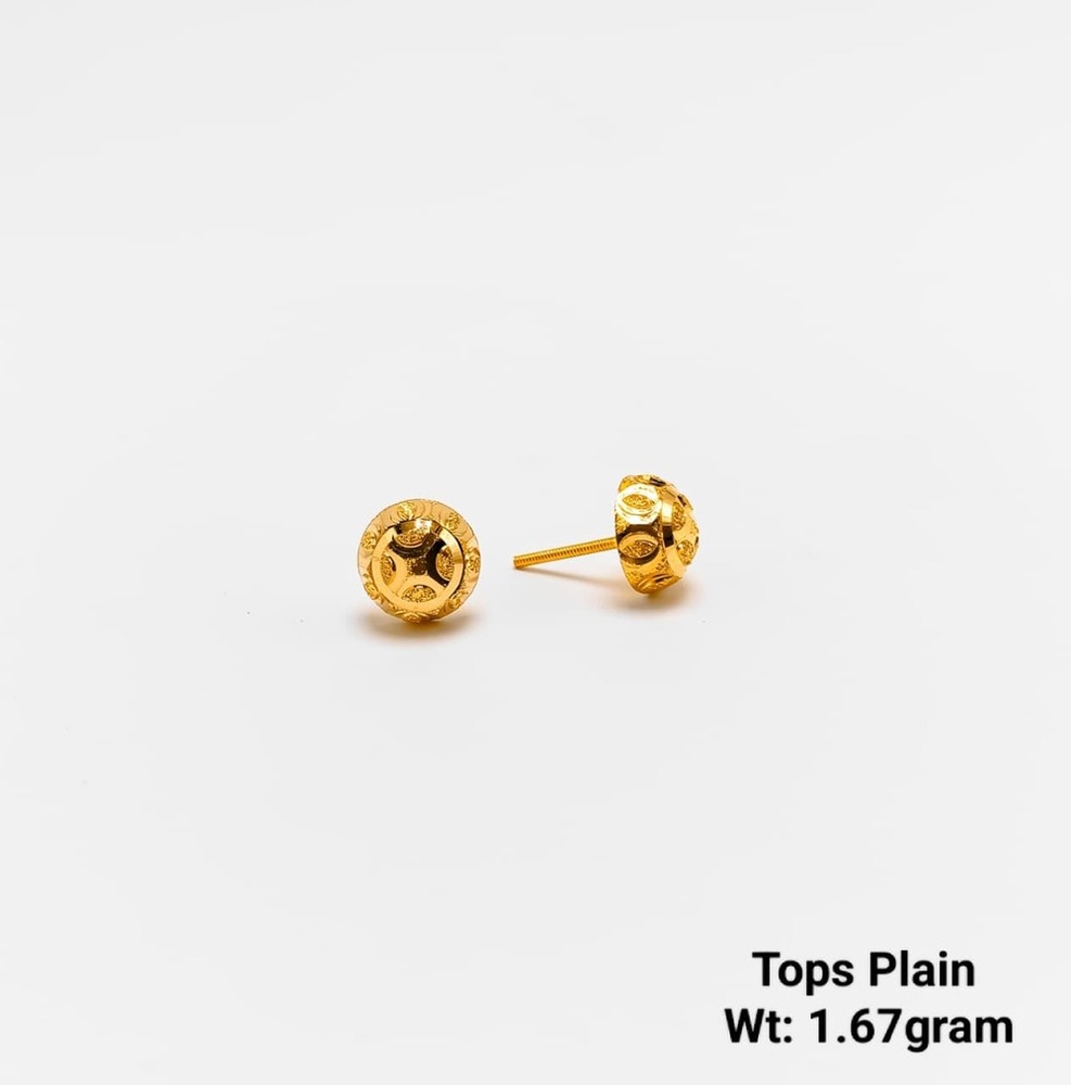 22KT New Design Gold Tops Plain