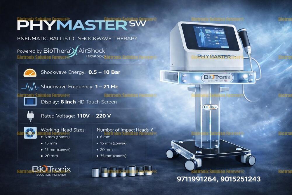 Phymaster Shockwave Physiotherapy Device for Sports Injury Rehabilitation