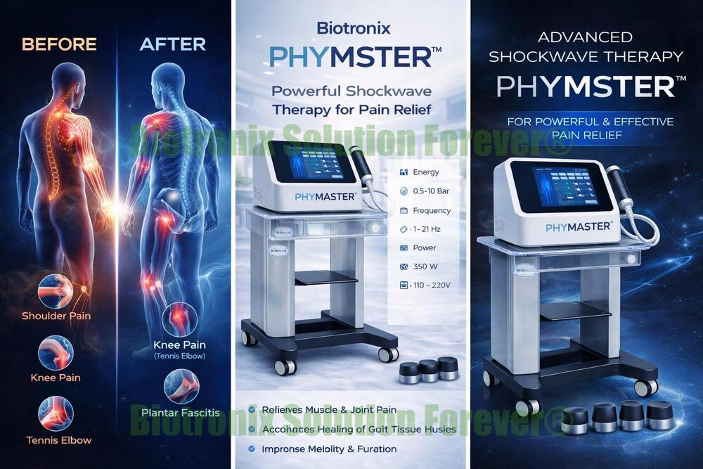 Phymaster Shockwave Therapy Machine for Non-Invasive Pain Therapy