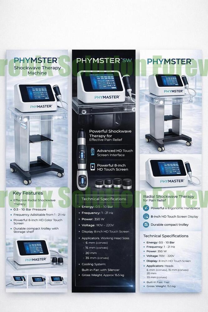 Phymaster Shockwave Shockwave Therapy Device for Orthopedic Clinics