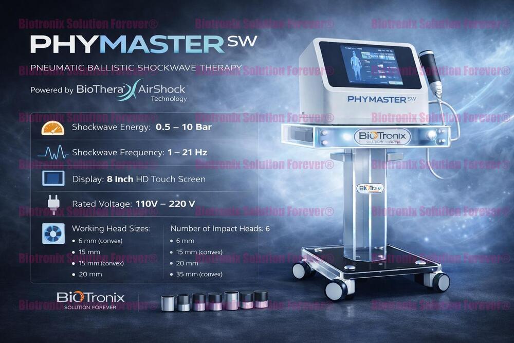 Phymaster Shockwave Physiotherapy Equipment for Professional Pain Care