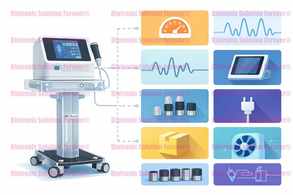 Phymaster Shockwave Physiotherapy Equipment for Professional Pain Care