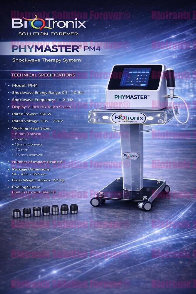 Phymaster Advanced Pain Relief Shockwave Therapy System