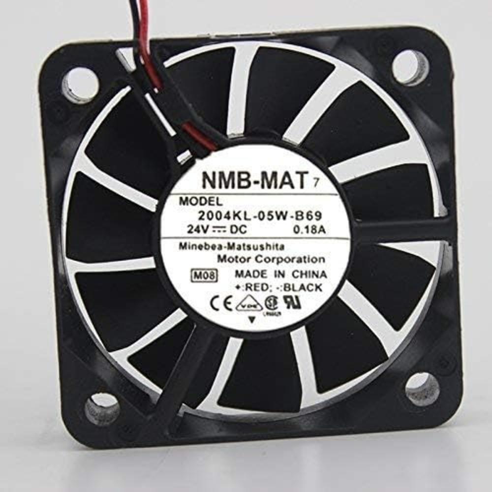 NMB-MAT 2004KL-05W-B69 Axial Fan 24V-0.18A DC Brushless Air Cooling Fan 6500 RPM 5010mm 2-Wire