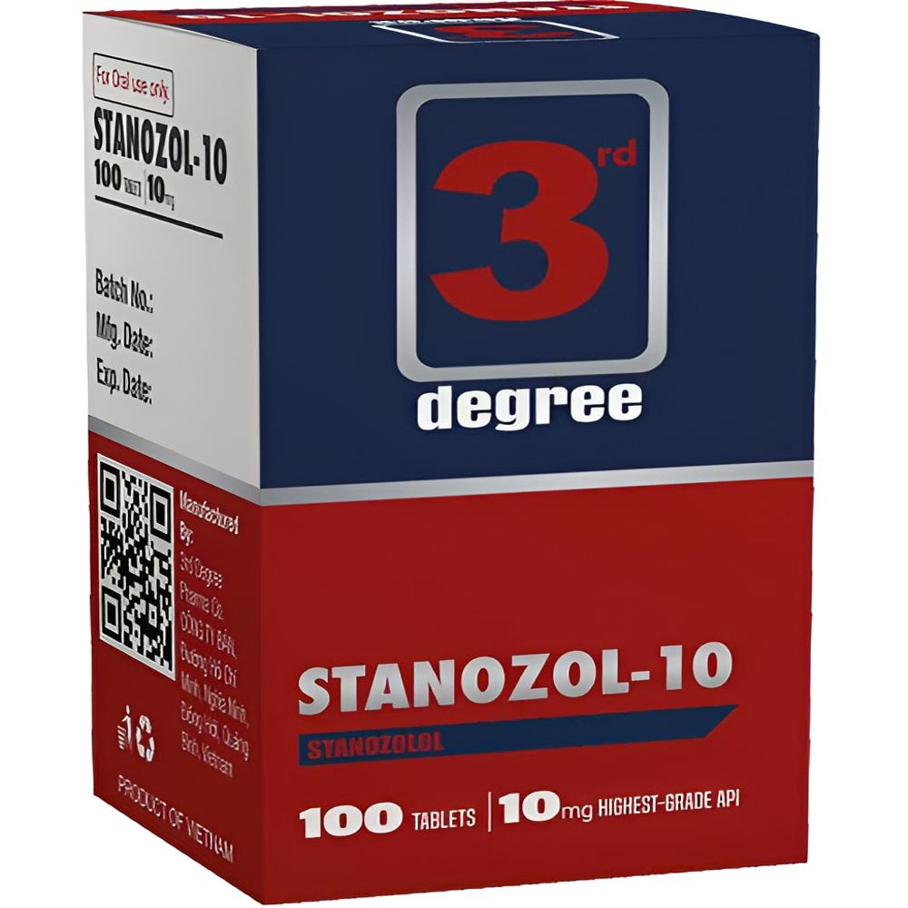 3RD DEGREE STANOZOLOL, 100 TABS