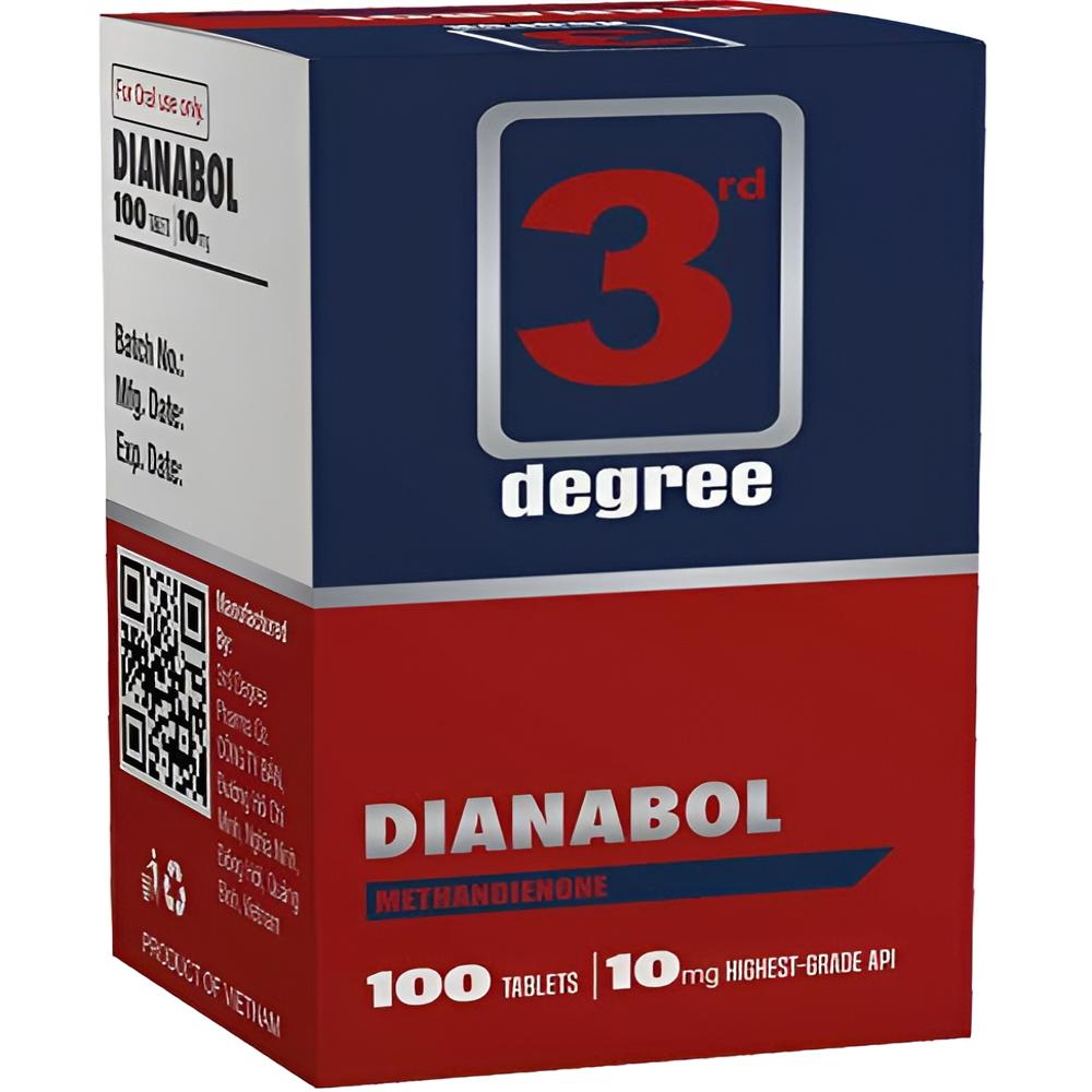 3RD DEGREE DIANABOL, 10MG, 100 TABS
