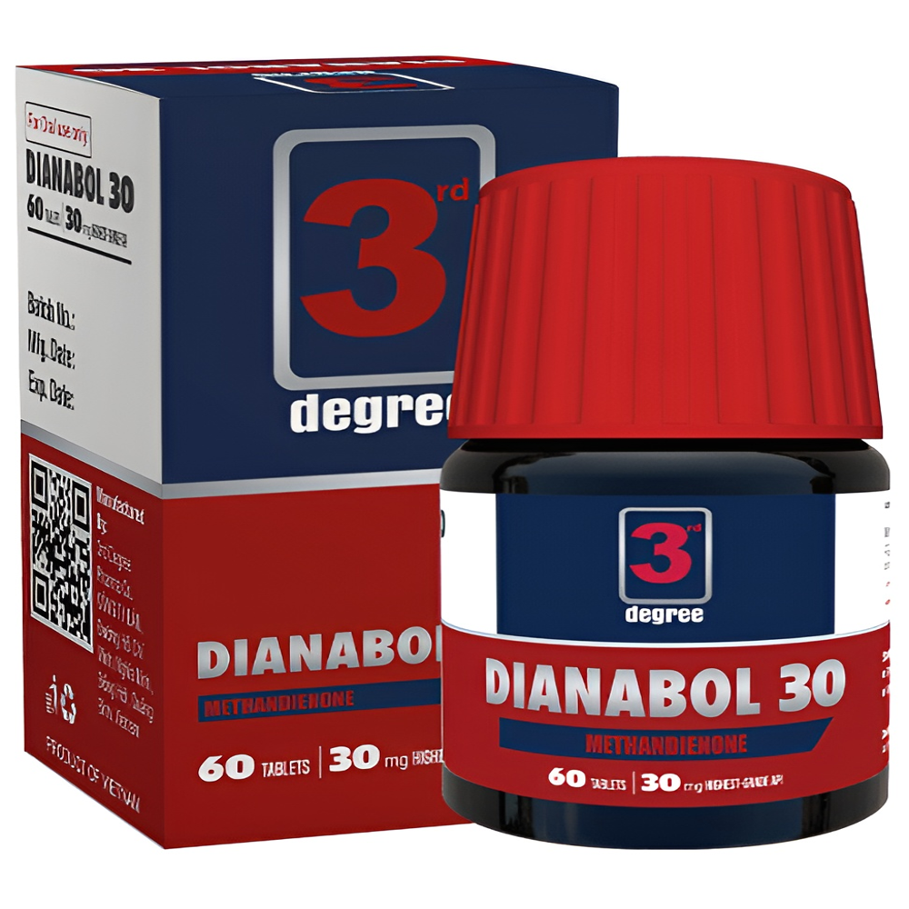 3RD DEGREE DIANABOL, 30MG, 60 TABS