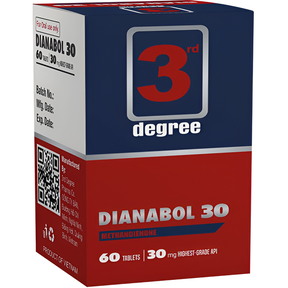 3RD DEGREE DIANABOL, 30MG, 60 TABS