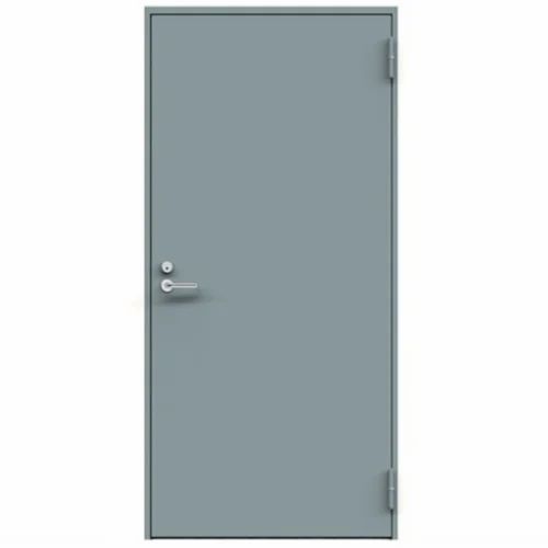 Blue Hinged Hmps Steel Door, For Commercial