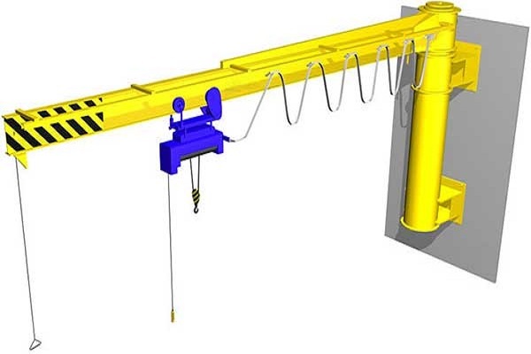 Wall Mounted Jib Crane - Application: Workshops
