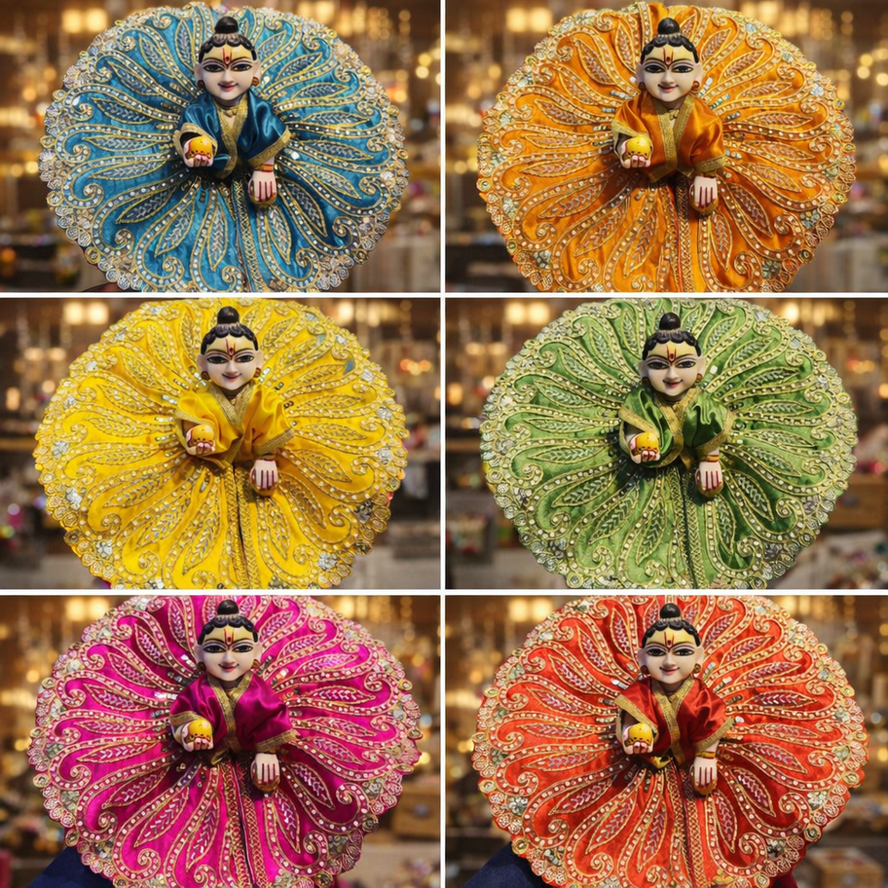 Beads Work Heavy Poshak (Janmashtmi Special Poshak)