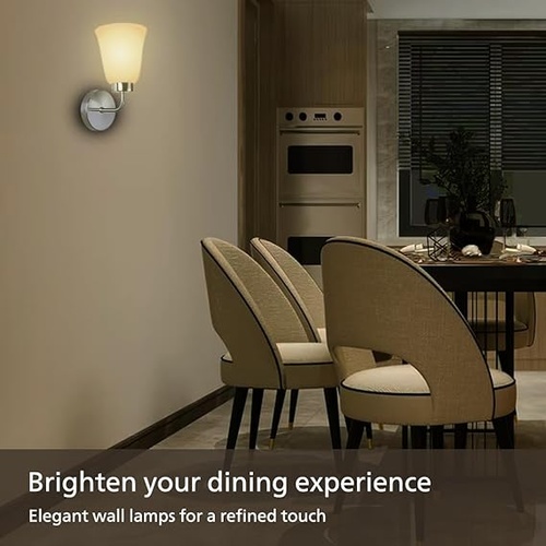 800129 Philips TRUMPET nickel wall light