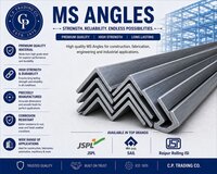 L Shaped Mild Steel Angle - Dimension (l*w*h): 40 X 40 X 6 Mm