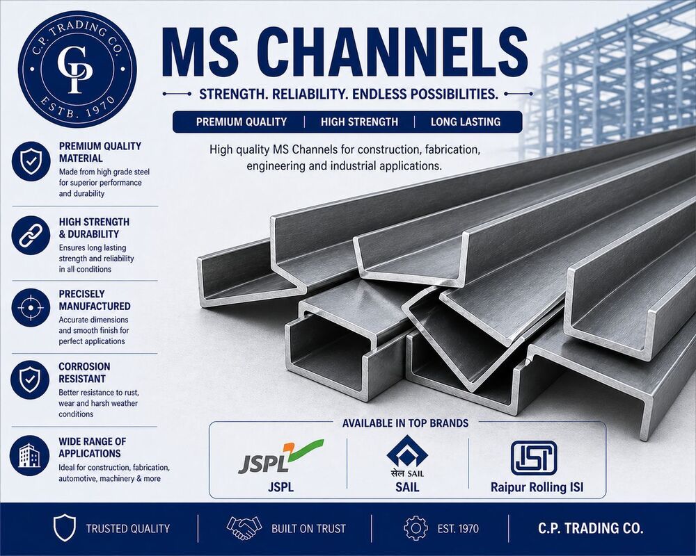 Mild Steel Channel - Dimension (L*W*H): 100 Mm X 50 Mm X 5 Mm