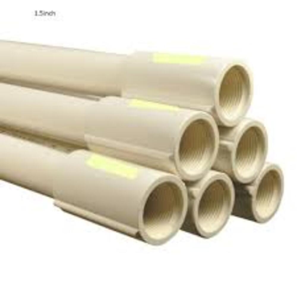 Ppr Pipes - Ppr And Brass, 1 Inch Diameter, White Color | Threaded, Medium Pressure Rating, Round Shape, Seamless Standard Aisi
