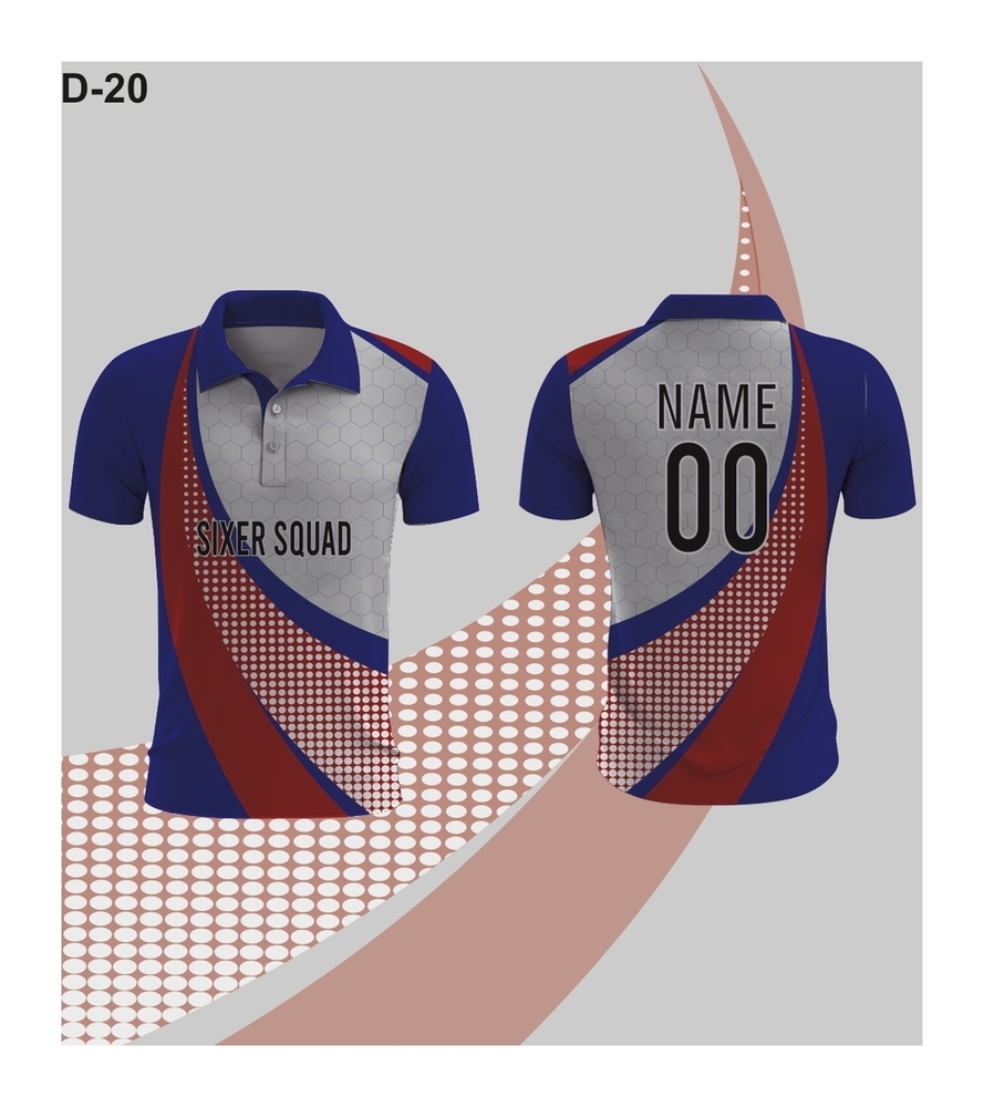 D20 Sixer Squad Team Cricket Jersey
