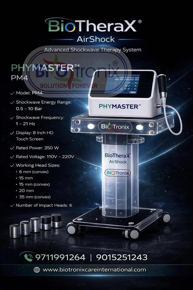 Phymaster Shockwave Advanced Physiotherapy Equipment for Rehabilitation