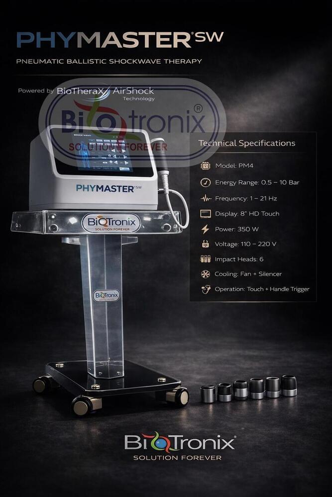 Phymaster Shockwave Advanced Physiotherapy Equipment for Rehabilitation