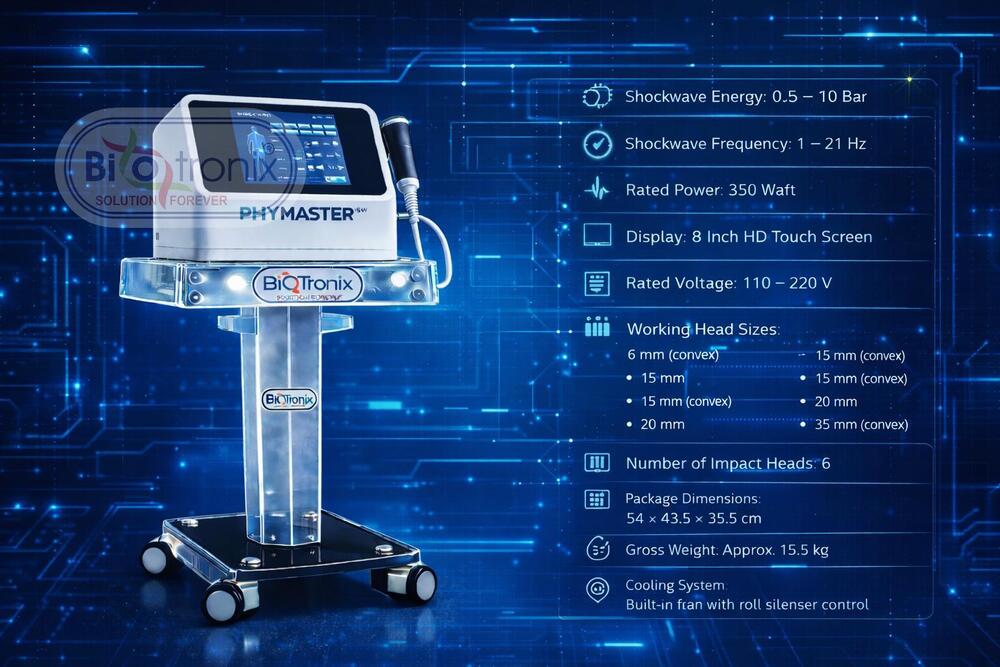 Phymaster Shockwave Advanced Physiotherapy Equipment for Rehabilitation