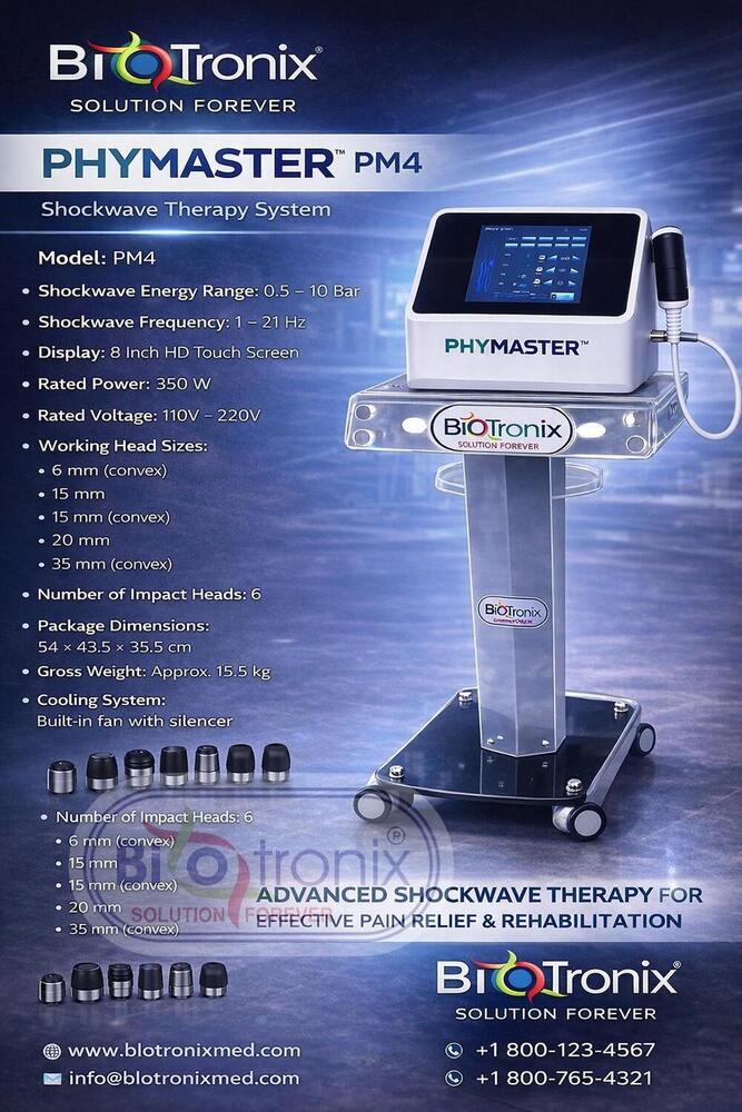 Phymaster Shockwave Shockwave Therapy Device for Muscle & Joint Pain
