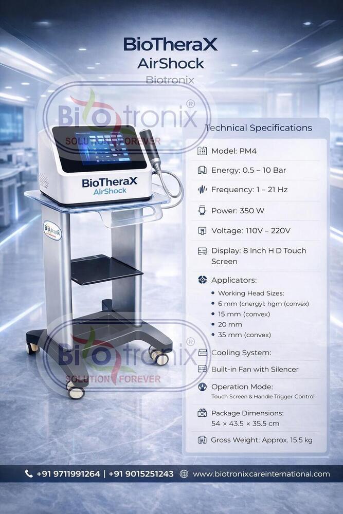 Phymaster Shockwave Physiotherapy Equipment for Orthopedic Rehabilitation