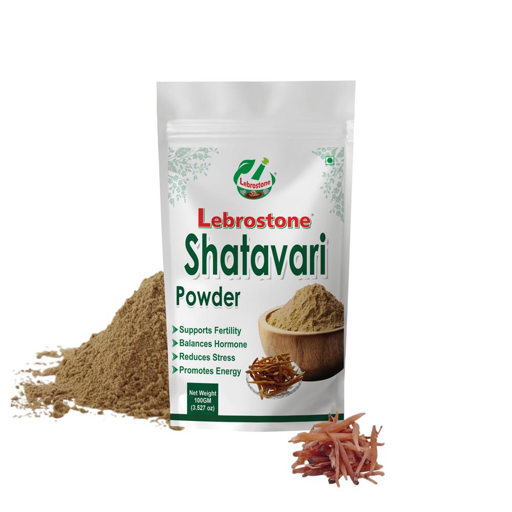 Lebrostone Shatavari Roots Yellow Powder | Natural Ayurvedic Herbal Powder (100g) - Age Group: For Adults