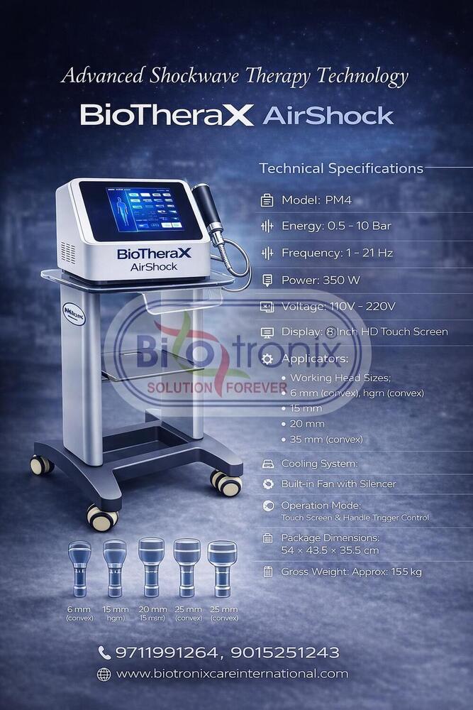 Phymaster Shockwave Therapy Machine for Sports Injury Pain Relief