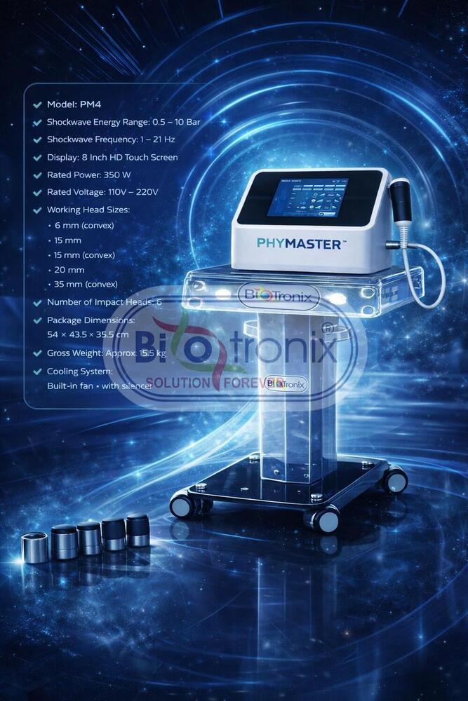 Phymaster Shockwave Therapy Machine for Sports Injury Pain Relief