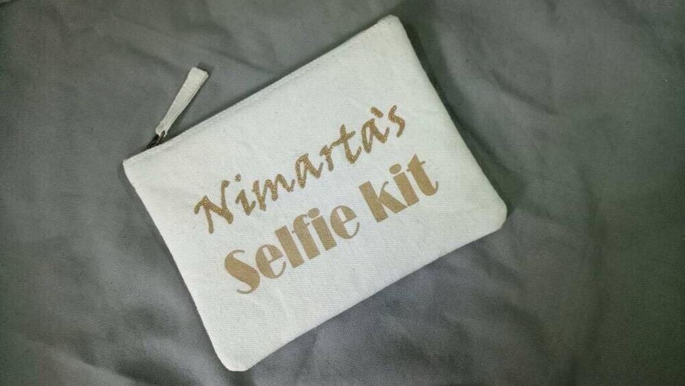 Customized Canvas Zipper Pouch