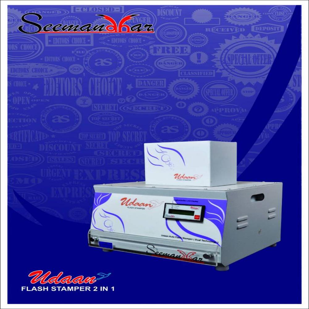 Semi-Automatic Pre Ink Stamp Making Machine