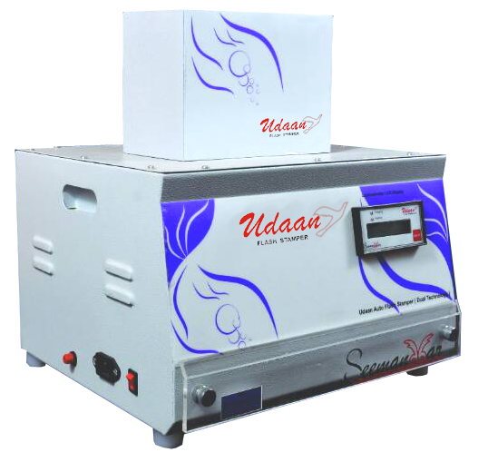 Semi-Automatic Pre Ink Stamp Making Machine