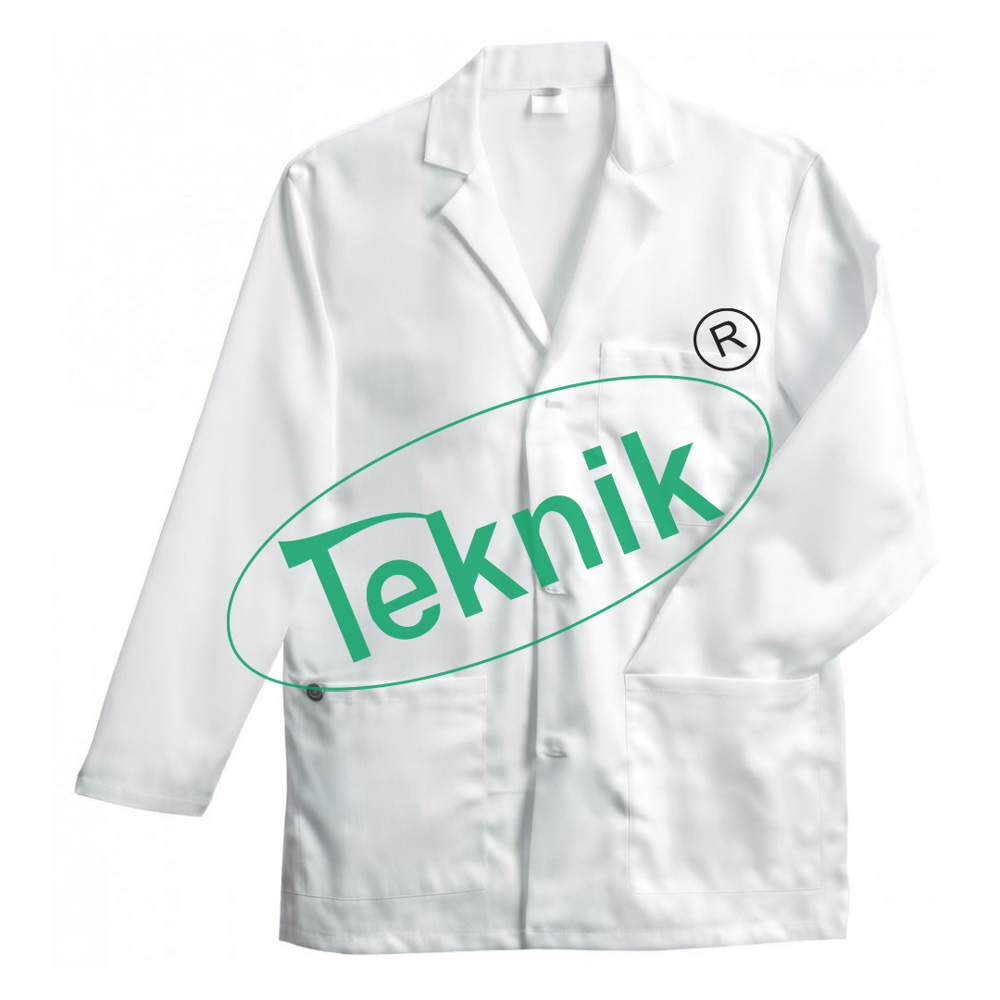 Cotton Lab Coat .