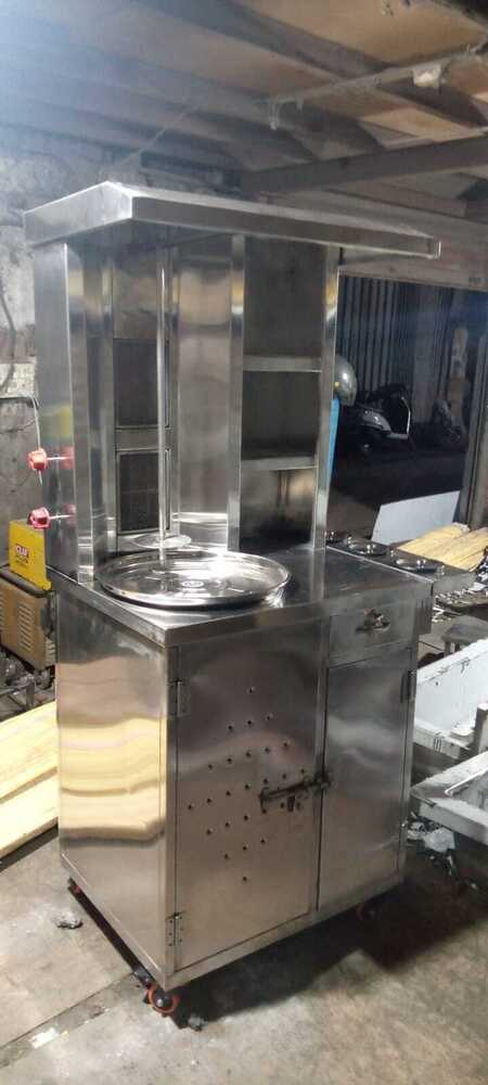 SHAWARMA MACHINE FULL CABINET WITH 2 BURNER