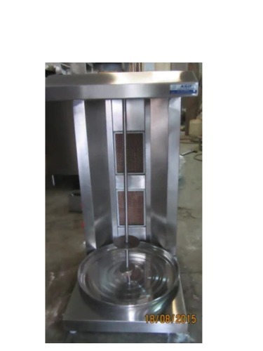 SHAWRMA MACHINE TABLE TOP WITH 2 BURNER