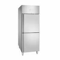Vertical Refrigerator With 2 Door - Ss304 Stainless Steel, 600x700x1850mm | Digital Display, Lockable Swing Doors, Forced Air Cooling
