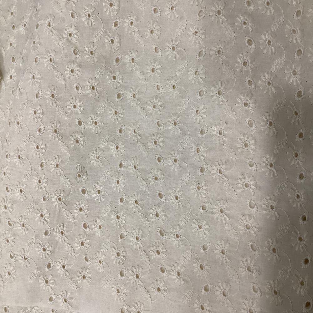 Schiffli cotton fabrics