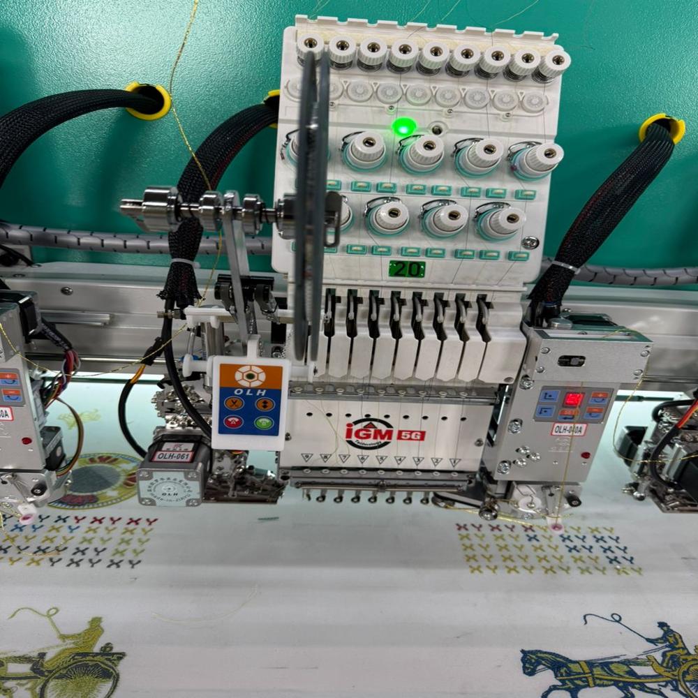 Industrial Cap Embroidery Machine
