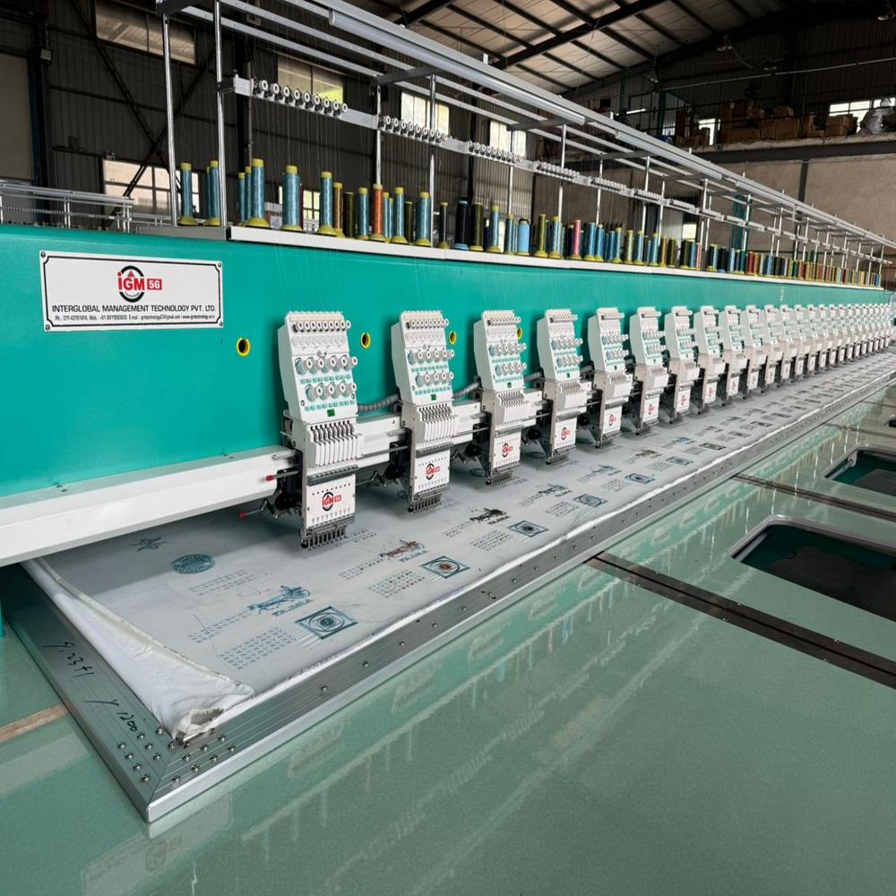 Industrial Cap Embroidery Machine