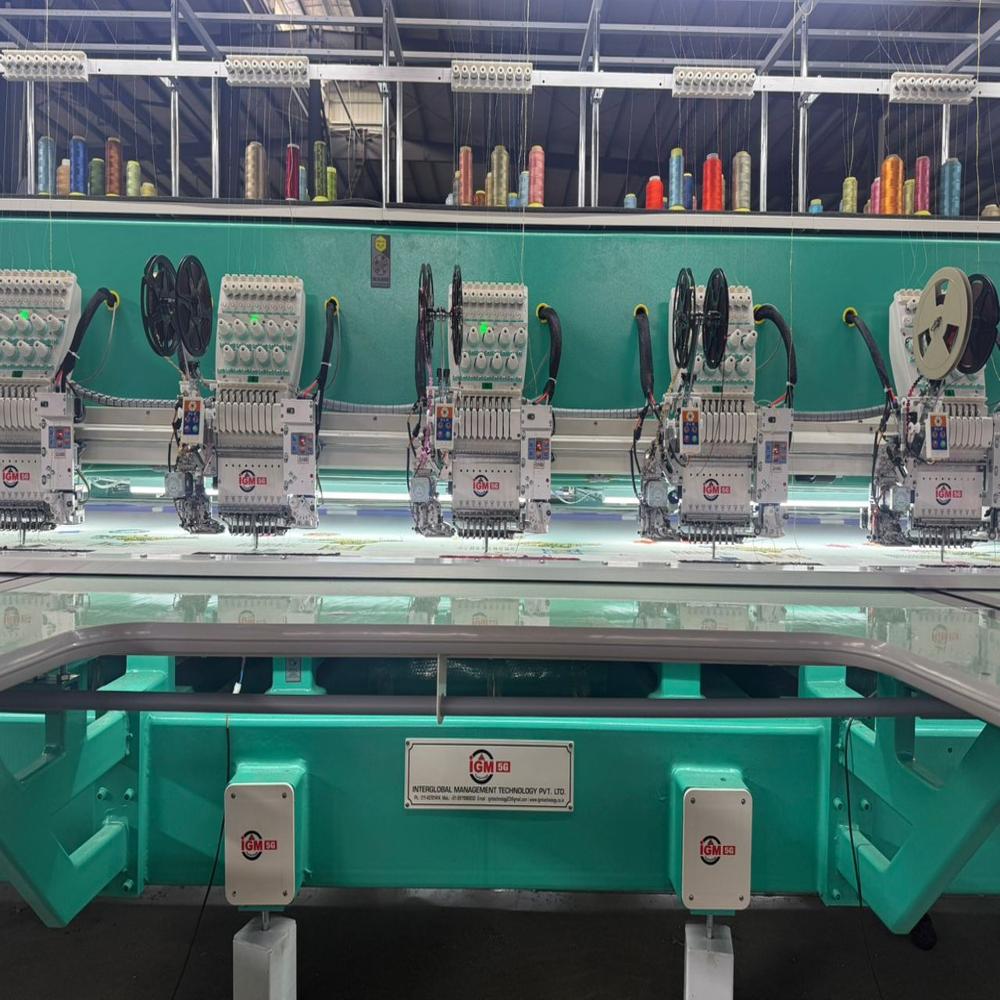 Industrial Cap Embroidery Machine