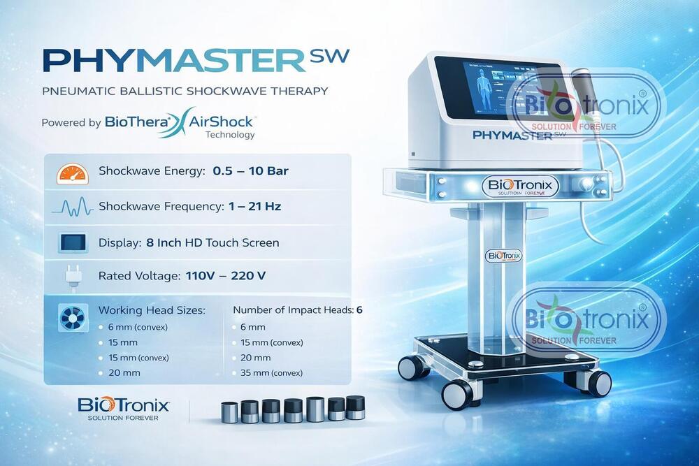 Phymaster Shockwave Pain Management Therapy Equipment for Clinics