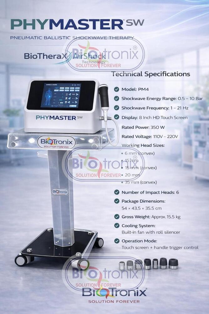 Phymaster Shockwave Advanced Shockwave Pain Therapy Device